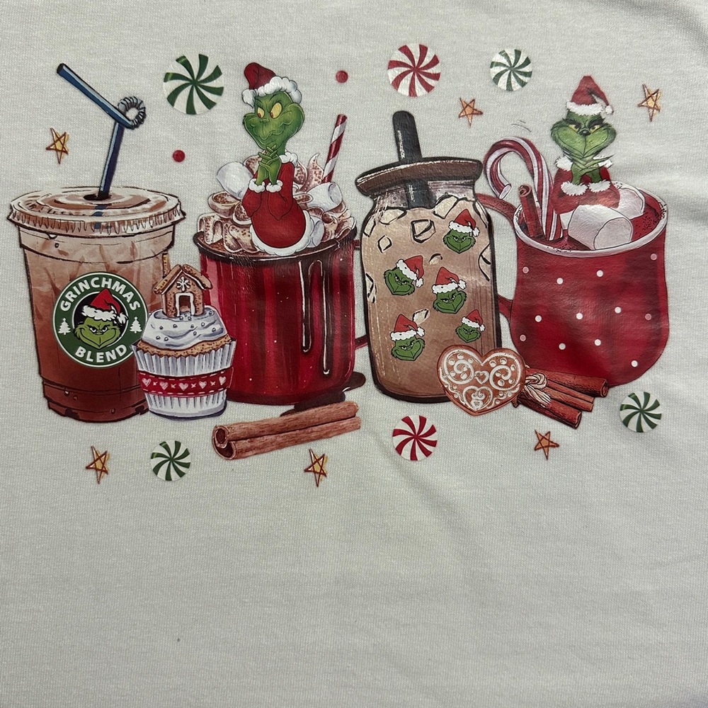 Grinchmas Blend Holiday Mug Tee Red and Green Sizes 2T- 3XL